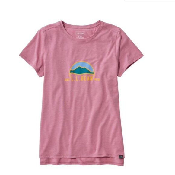 L.L. Bean Women's Everyday SunSmart® Tee, Short-Sleeve Graphic - Picture 1 of 3